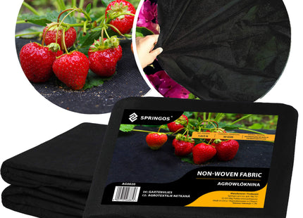 Worteldoek - Anti -Onkruid -  Beschermfolie  - 50g - 1,6X5 M -  Zwart