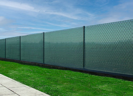 Zichtbreeknet | Zichtdoek | Privacynet | Schaduwdoek | Rol 1,5 x 10 m | 63 % Schaduw | 65g/m² | Groen