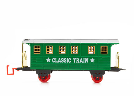 Springos® Speelgoedtrein - Stoomgeluid - Met afstandsbediening - 345 CM Spoor