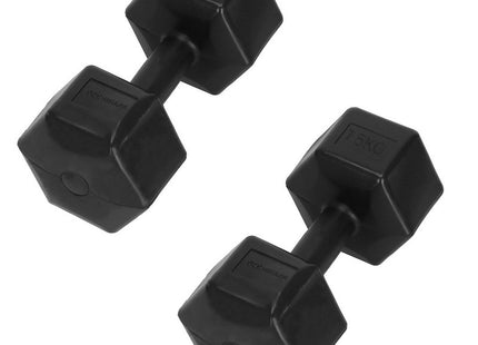 Dumbbell Set - 2 X 7,5 KG - Zwart