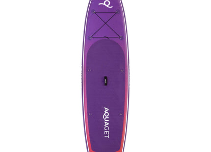SUP Board - Opblaasbaar Paddle Board - Met Tas - Met Zitje -Inclusief Accessoires - Complete Set - Max. 220KG - 350x83,5cm - Paars/Rood