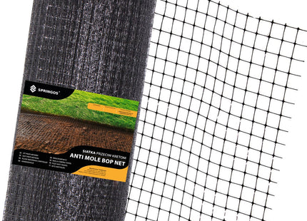 Mollengaas | Mollenbestrijding | Mollennetten | 1x 100 m | 30g/m2 | Zwart