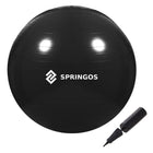 Fitnessballen - Yoga Bal - Pilates - Zwangerschap - Met Pomp - PVC - Zwart - 150 Kg - 85 Cm