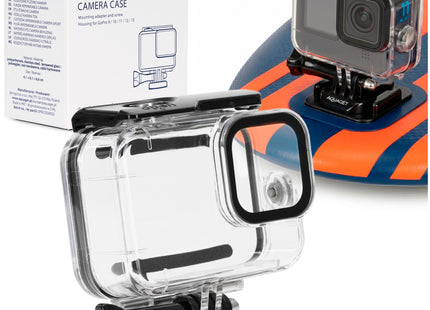 Waterdichte behuizing voor GoPro 9 / 10 / 11 / 12 / 13 – IPX8  - Waterproof Tot 45 Meter - Transparant - GoPro Onderwater - GoPro SUP