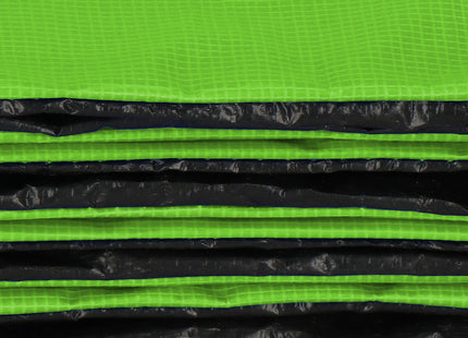 Trampoline Rand | Ø 244 cm | Beschermrand Trampoline | Rond | Groen/Zwart