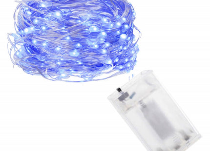 Kerstverlichting | 4.9 m | Waterdicht | Op Batterij | LED-Verlichting | Blauw