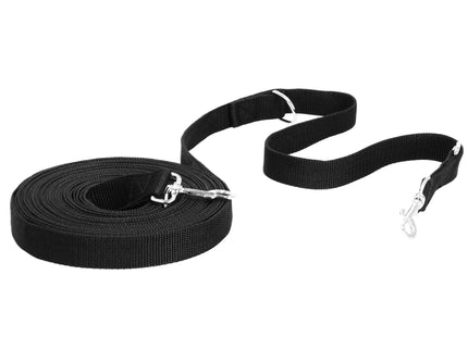 Trainingslijn -Hondenriem - Looplijn -  Hondenlijn - 10 M - Tot 15 Kg - Zwart