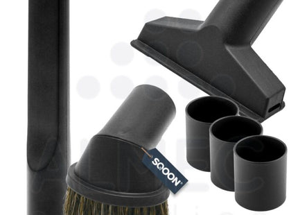 SQOON - Universeel stofzuiger accessoireset - 32 & 35mm - Geschikt voor AEG-Bosch-Siemens-Miele-Zanussi-Inventum-Sauber