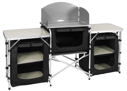 Outdoor Keuken - Kampeerkitchen -  Campingkeuken - Reiskeuken - Draagtas - Opvouwbaar - 175x45x110 cm