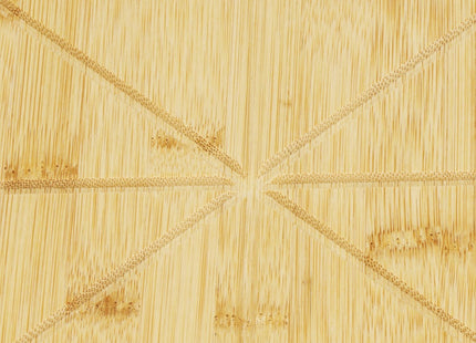 Pizzaplank | Pizzasteen | Pizzasnijder | 33 cm | Naturel