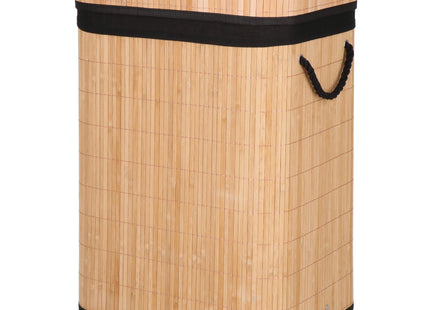Wasmand | 72 Liter | Bruin / Zwart