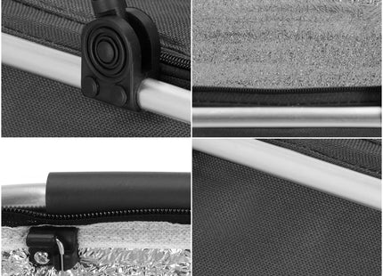 Koeltas | Koelbox | 47x28x23 cm | 30 Liter | Grijs