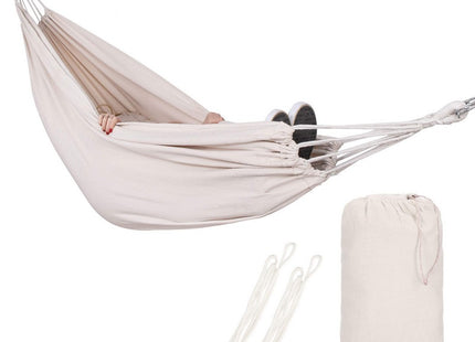 Hangmat | Extra Stevig | Inclusief Opbergtas | Crème | 200 x 150 cm