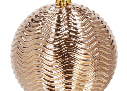 Kerstballen | 33 Stuks | 4/6/8 cm | Roze/ Rosé goud