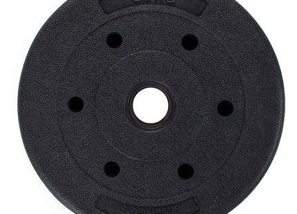 Halterschijf | 1 x 2,5 kg | Kunststof | Zwart