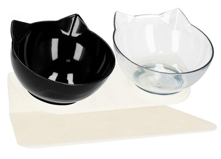 Voerbak Kat | Waterbak | Kattenvoerbakjes | Drinkbak | Eetbak | Dubbel