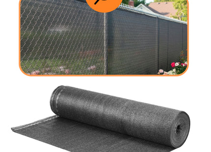 Zichtbreeknet | Zichtdoek | Privacynet | Schaduwdoek | Rol 1,5 x 50 m | 90 % Schaduw | 140g/m² | Antraciet