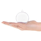 Hobby/DIY Kerstbal | 1 Stuk | 6 cm | Transparant