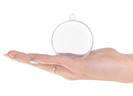Hobby/DIY Kerstbal | 1 Stuk | 8 cm | Transparant