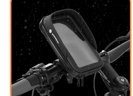 Fietstas - Inclusief Telefoonhouder - Waterdicht - Etui/Tas - Zwart