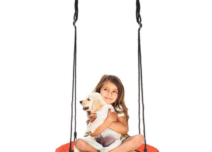 Nestschommel | Kinderschommel | Ø90 CM | Max 150 KG | Oranje/Zwart