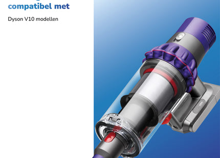 SQOON® Filterset geschikt voor Dyson V10/V11 - Gelijk aan model: 969082-01 - 3 STUKS - Perfect voor het vervangen van verstopte of versleten filters
