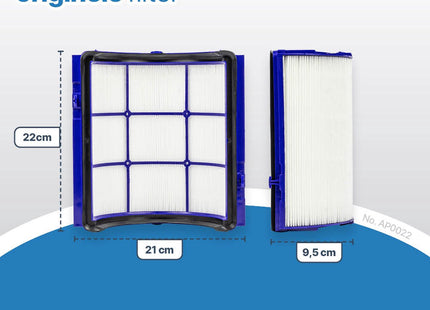 SQOON® - Luchtfilter geschikt voor Filter Dyson luchtreiniger HEPA o.a. DP04/HP04/TP04 - Model 969048-05