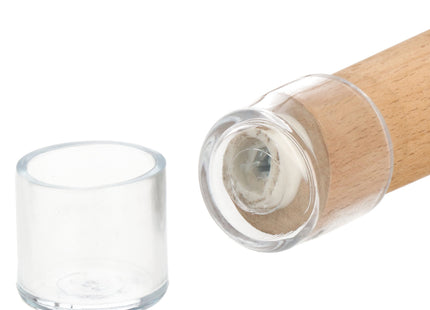 Stoelpoot Doppen - Stoelpootbeschermer - Vloerbeschermer - PVC - Transparant - 16 Stuks