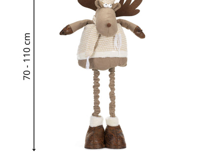 Kerst Rendier | 1 Stuk | Verstelbaar In Hoogte | 70 -110 cm