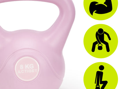Kettlebell | Kettle Bell | Roze | 8 kg
