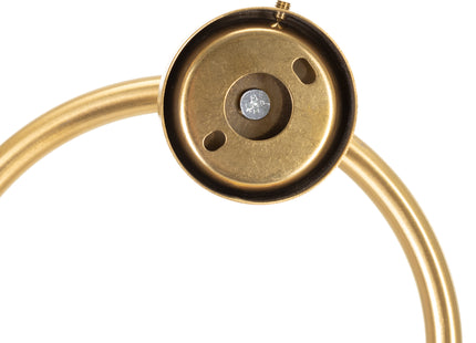 Handdoekring  | Badkamerhanger | Handdoekrek | RVS | Ring | Glanzend | Goud | 3 Kg