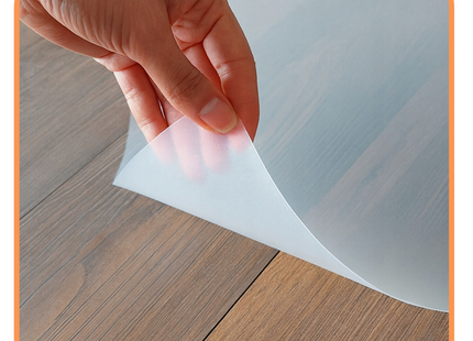 Bureauonderlegger | Antislip | Transparant| 120 x 90 cm