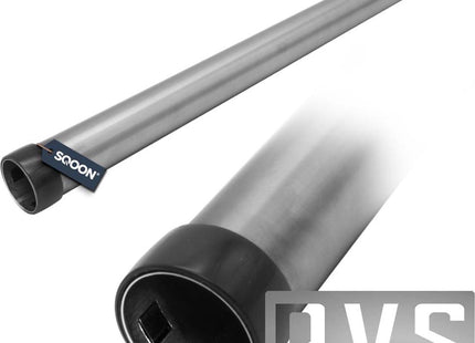 SQOON® Zuigbuis met Ring Geschikt voor Electrolux, Fam, Nilfisk, Numatic & Home Electronic - RVS – 32 mm – 500 mm
