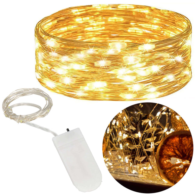 Kerstverlichting | Batterij | 20 LED | Warm Wit