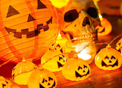 Halloween Decoratie - Lichtslingers - Verlichting - Pompoenen - 20 LED