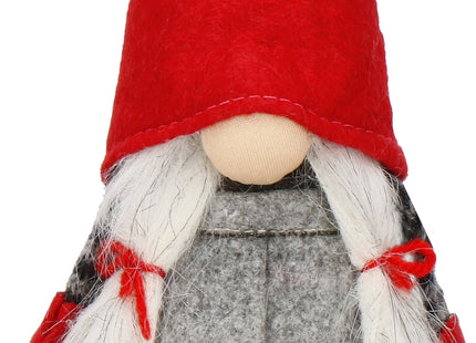 Kerstkabouter | Gnome | Gnoom | Zittend | 1 Stuk | 38 cm