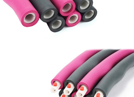 Fitness Hoelahoep | 83 cm | Roze/Grijs