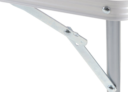 Campingtafel - Vouwtafel - Inklapbaar - Opvouwbaar - 90x60x70 cm - Wit