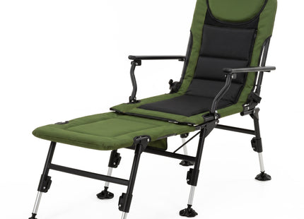 Campingstoel | Visstoel | Opvouwbaar | Groen | Staal | Polyester |  81 x 57 x 100 cm | 140 Kg