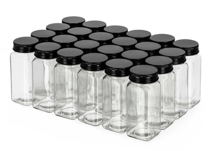 Kruidenpotjes - Specerijenpotjes  - Kruidencontainers - 120 Ml - 24 Stuks