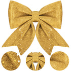 Kersthanger | Kerstversiering | Kerstdecoratie Voor Binnen |  Kerststrik | Goud | 30 cm | 1 Stuk