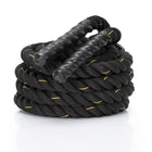 Battle Rope - 9 Meter - Inclusief Hoes - 6.2 KG - Zwart