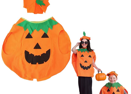 Pompoenkostuum - Halloween - Voor Kinderen - Verkleedkleding - Oranje