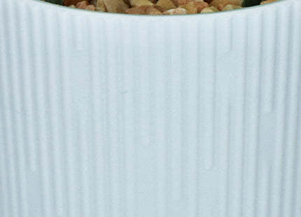 Kunstbloem - Kunstplanten - Lavendel - Inclusief Pot - Paars - Decoratief - 26 cm