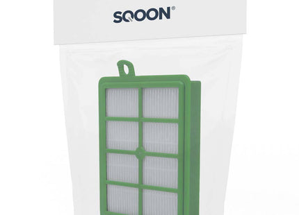 SQOON® HEPA-filter H12 geschikt voor AEG, Electrolux & Philips stofzuigers - Gelijk aan model: EFH12, FC8031 - Vervangt o.a. FC9106, 432200492990 - Voor schone en allergenenvrije uitblaaslucht