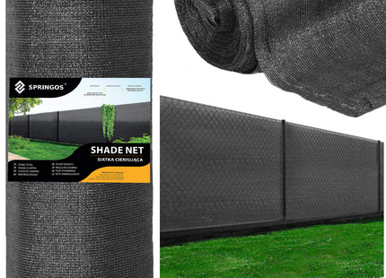 Zichtbreeknet | Rol 1,7 x 25 m | 95 % Schaduw | 140g/m2 | Antraciet