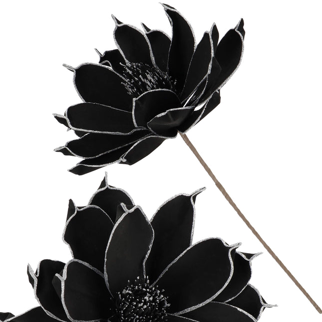Kunstbloemen - Kunsttak - Zwart - Glitters