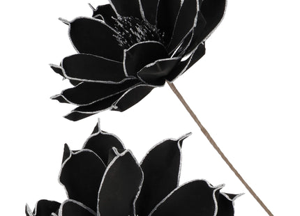 Kunstbloemen - Kunsttak - Zwart - Glitters