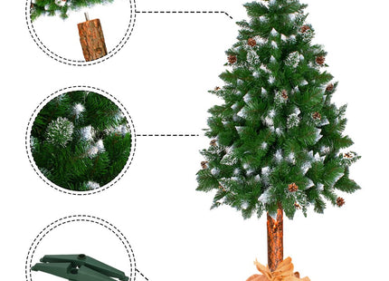 Kunstkerstboom | Frosted Pine | 220 cm | Zonder Verlichting | Met Sneeuw