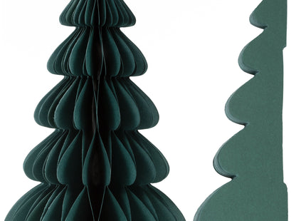 Kerstbal | Papier | 30 Cm | 3D | Donkergroen